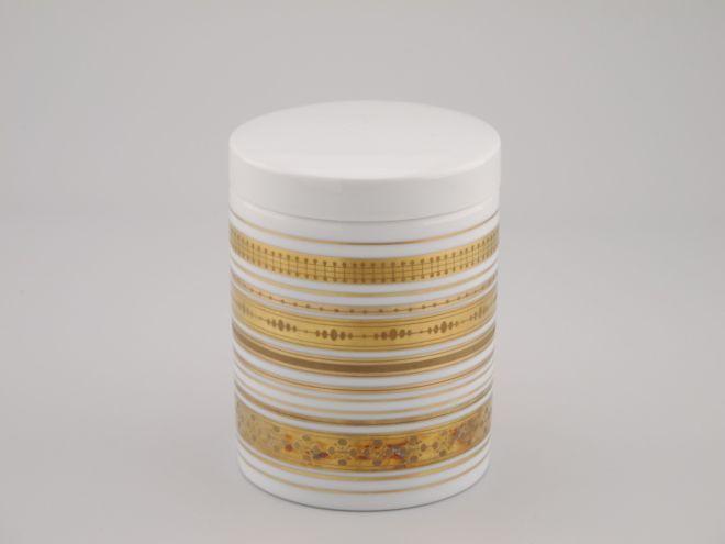 Quatre Couleurs Deckeldose grafisch Rosenthal hoch