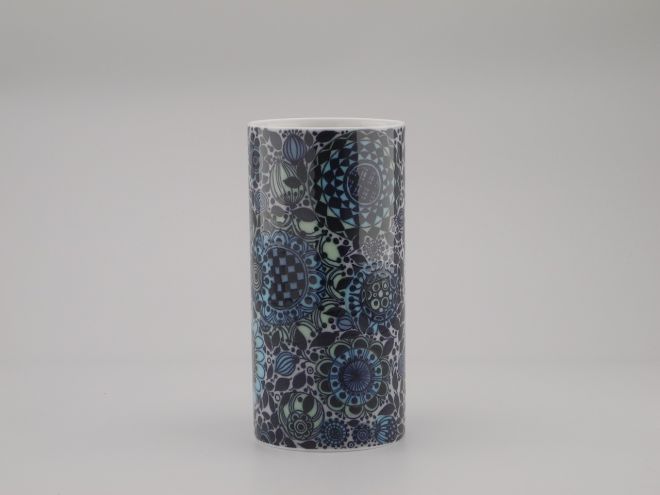 Björn Wiinblad Vase Blauer Garten 19