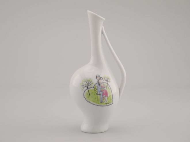 Raymond Peynet Vase Schwangere Luise Stuhl