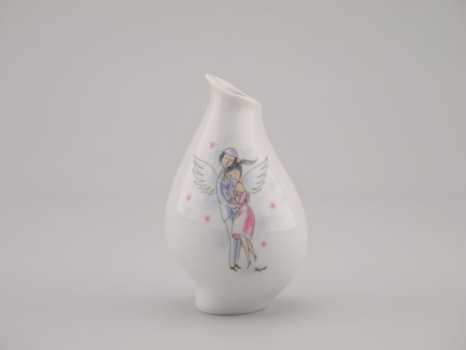 Raymond Peynet Vase mit den 7 Gesichtern