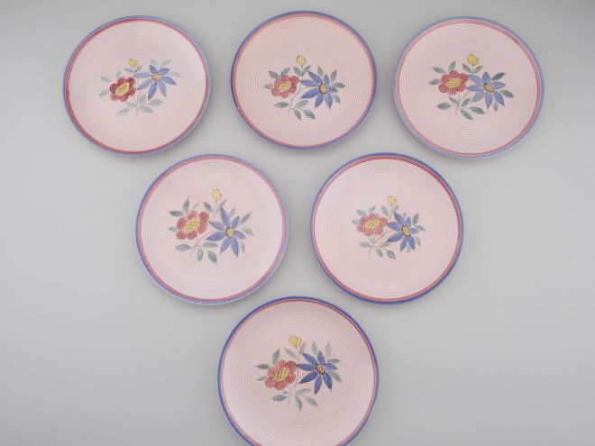 Wächtersbach Keramik Kuchenteller Set, 4140
