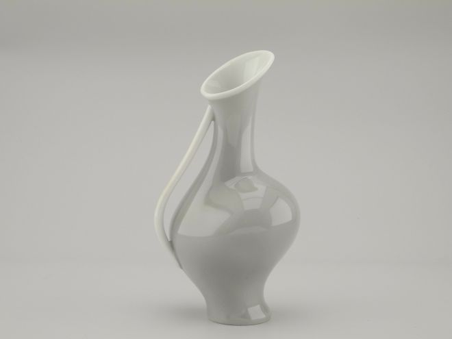 Grosse Schwangere Luise Vase grau 20