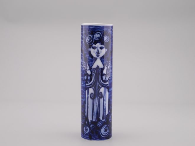 Björn Wiinblad Vase Paradies Kobalt Rosenthal 23