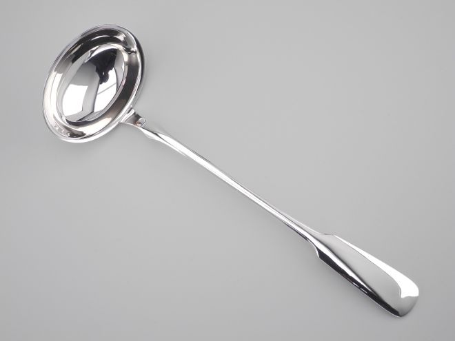 Wilkens Spaten 90 versilbert Suppenkelle