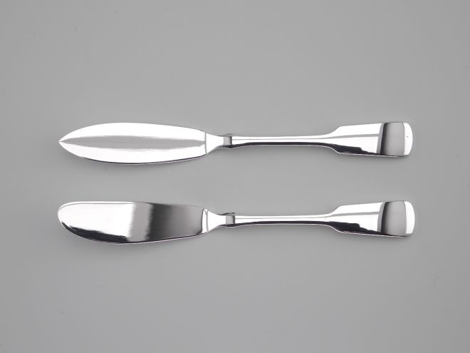 Wilkens Spaten versilbert 90 Butter & Käsemesser