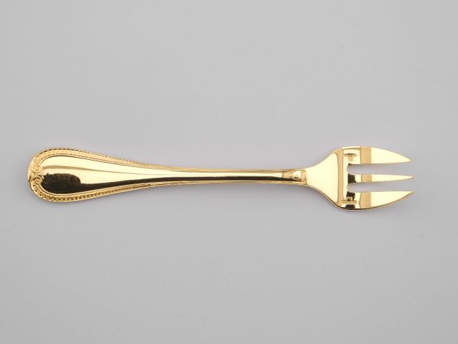 Christofle Malmaison Gold Austerngabel