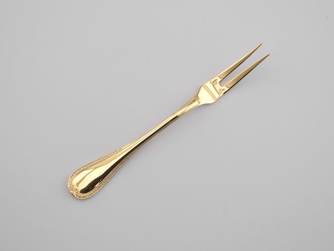 Christofle Malmaison Gold Fleischgabel