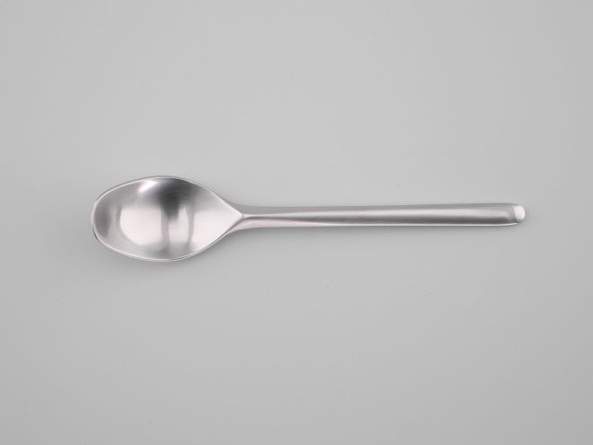 Kaffeelöffel Edelstahl matt vintage alte Serie Composition design Tapio Wirkkala für Rosenthal Besteck