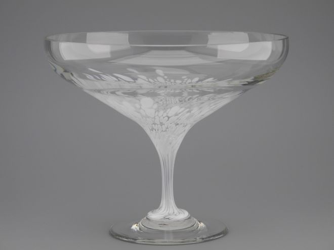 Rosenthal Schneeblume Glas Tafelaufsatz