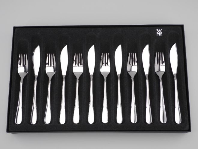 WMF Bamberg cromargan Fischbesteck 6P