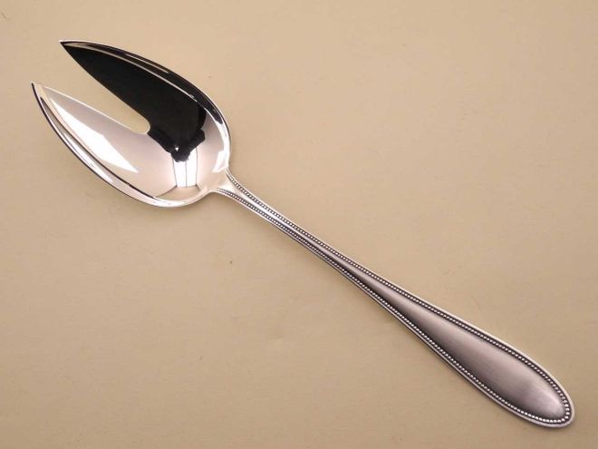 WMF 500 Perlrand versilbert 90 Salatlöffel gross 25,2cm
