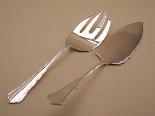WMF Chippendale 2100 versilbert 90 Fischvorleger