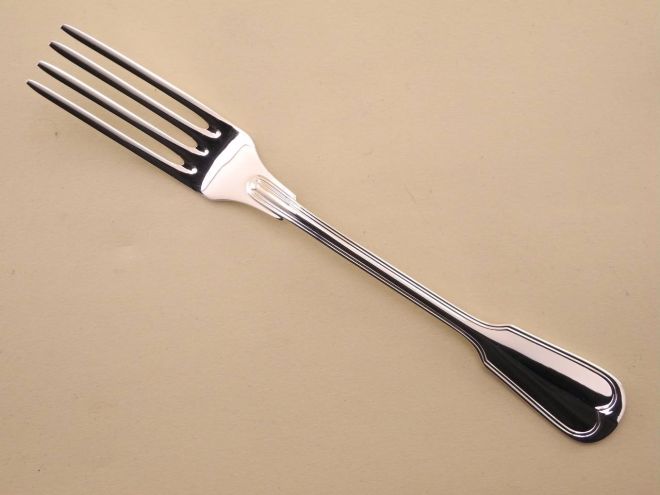 WMF Augsburger Faden versilbert 90 Tafelgabel