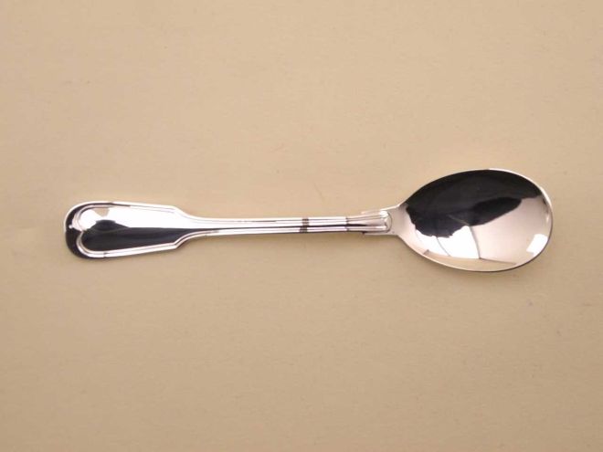 WMF Augsburger Faden versilbert 90 Zuckerlöffel