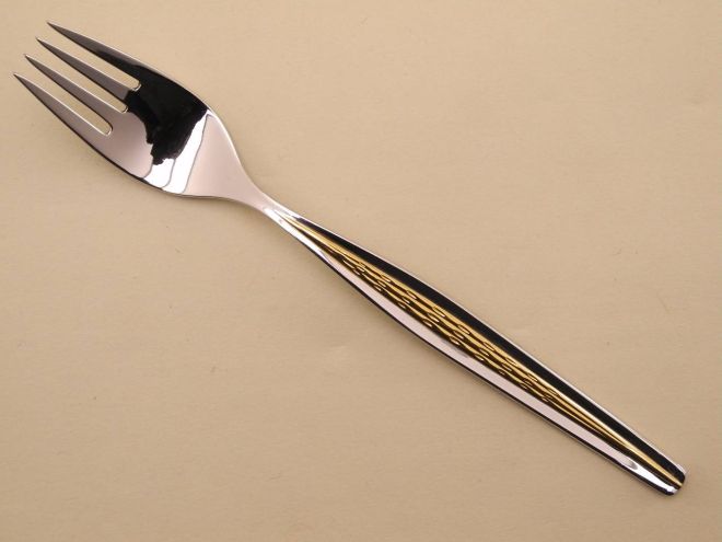 BSF Brabant dekorvergoldet Tafelgabel