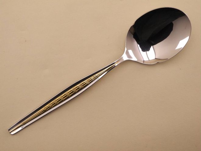 BSF Brabant dekorvergoldet Kartoffellöffel