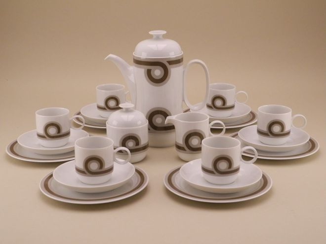 Rosenthal Duo Baltic Mokkaservice 6 Personen