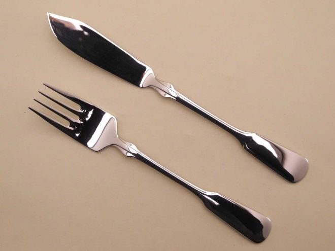 WMF Spatenform Spaten cromargan Fischbesteck 1 Person