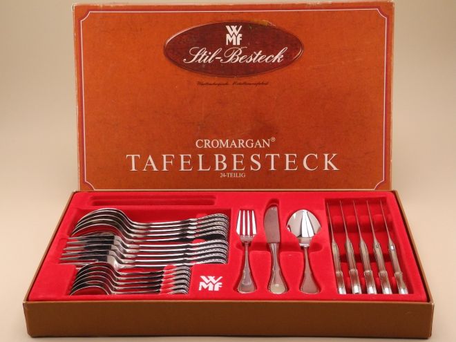 WMF Marburg cromargan Komplettbesteck 6P Karton