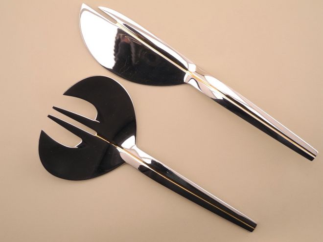 Fischvorleger aus der Serie Maxims Rue Royal design Pierre Cardin Besteck für WMF