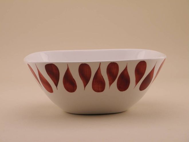 Vintage Schale Serie Fix design Marianne Westmann handgemalt für Rörstrand Schweden Sweden