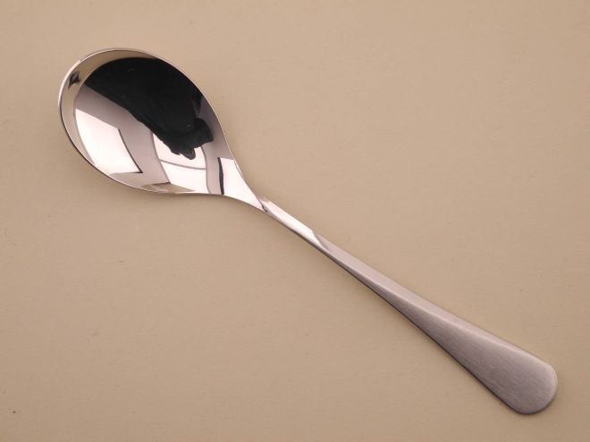 Löffel Tafellöffel Suppenlöffel vintage alte Serie Curvus Cromargan Besteck von WMF