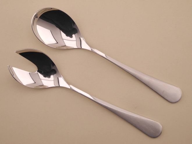 Salatbesteck vintage alte Serie Curvus Cromargan Besteck von WMF