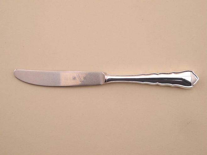 Obstmesser Friodur Klinge vintage alte Serie Chippendale Modell 2100 in 90 90er versilbert Auflage Silberbesteck von WMF