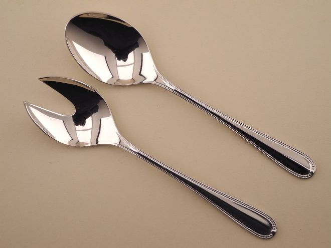 Salatbesteck Cromargan aus der vintage alten Serie Coburg von WMF Besteck