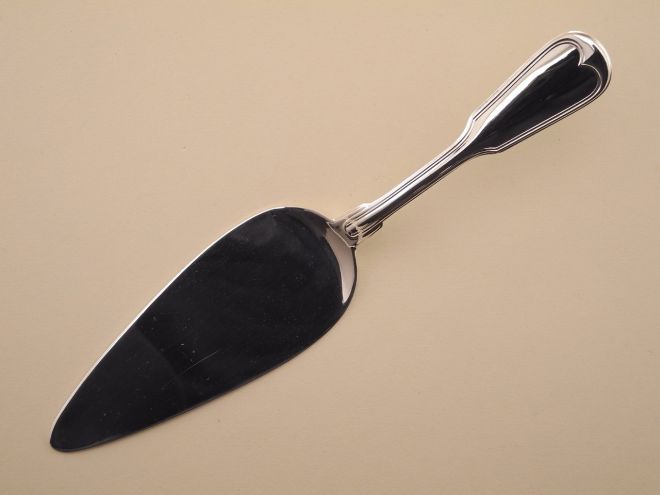 Tortenheber klein aus der vintage Serie Augsburger Faden 90 versilbert Auflage WMF Silberbesteck