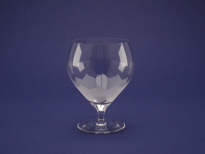 Cognac Schwenker aus der Serie Lotus mit dem Dekor Relief von Rosenthal Glas