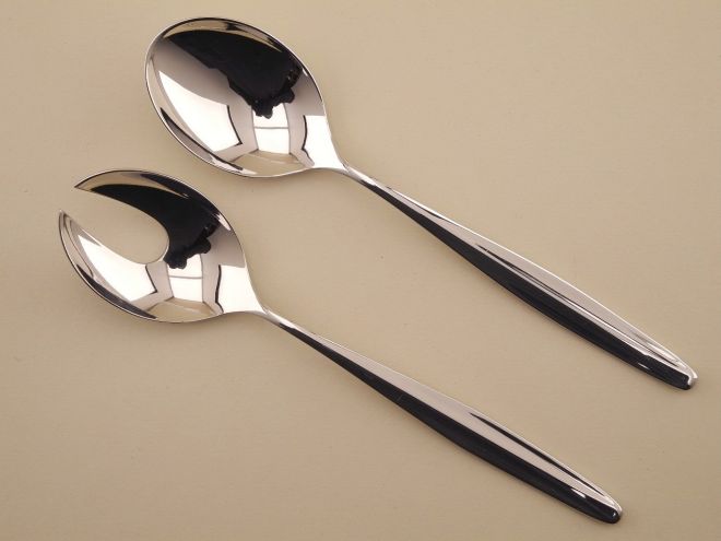 Salatbesteck Cromargan aus der vintage alten Serie Stuttgart von WMF Besteck