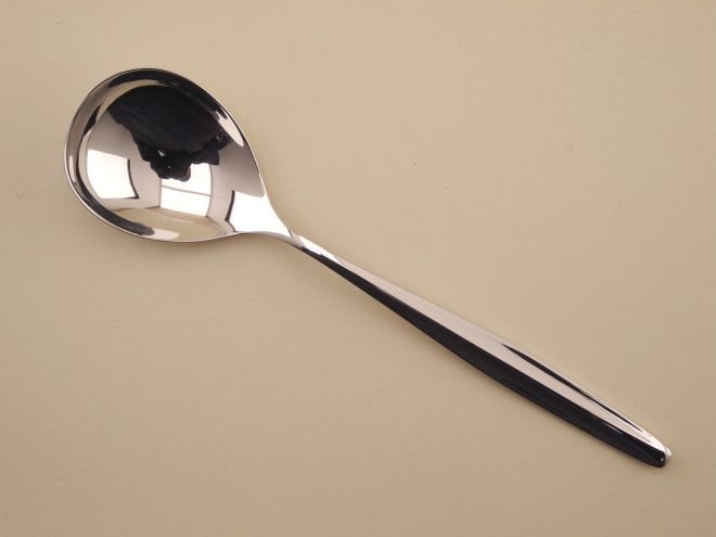 Sahnelöffel Servierlöffel Cromargan aus der vintage alten Serie Stuttgart von WMF Besteck
