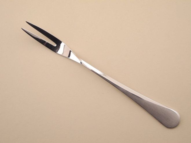 Fleischgabel Serviergabel Cromargan aus der vintage alten Serie Curvus von WMF Besteck