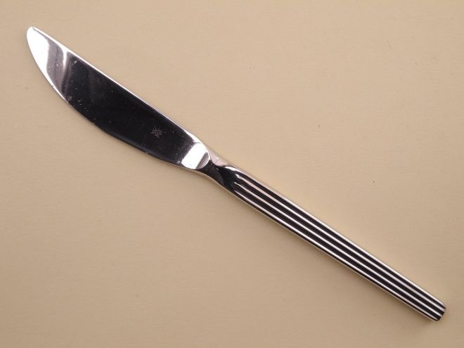Tafelmesser gebraucht aus der vintage Serie Siena in Cromargan von WMF Besteck