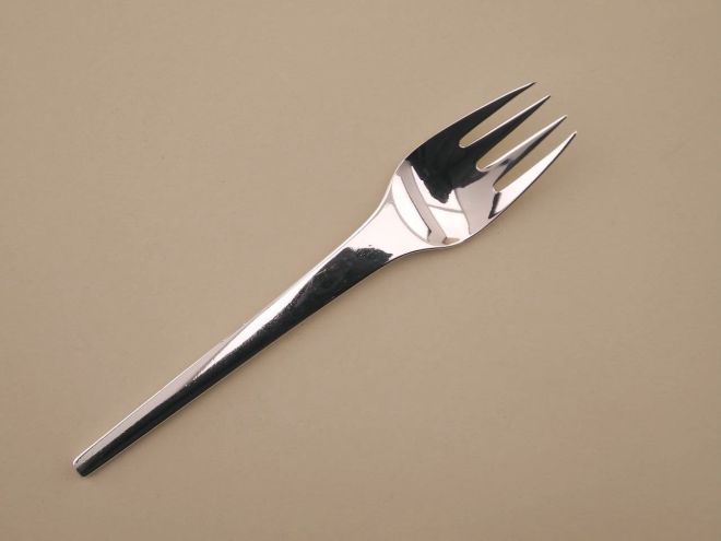 Georg Jensen Caravel design Henning Koppel Vorspeisengabel Dessertgabel in 925 Sterling Silber Silberbesteck aus Dänemark