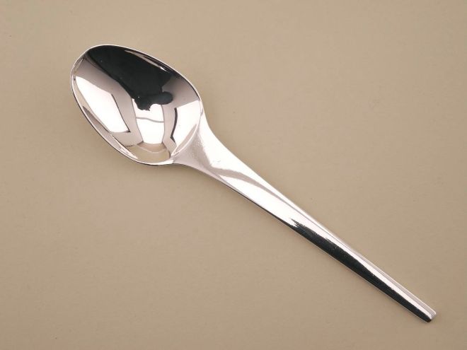 Georg Jensen Caravel design Henning Koppel Löffel Tafellöffel in 925 Sterling Silber Silberbesteck aus Dänemark