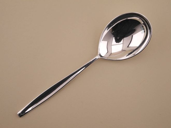 Kartoffellöffel Vorlegelöffel vintage alte Serie Madame in 800 800er Silber massive Echtsilber Silbersteck von BSF
