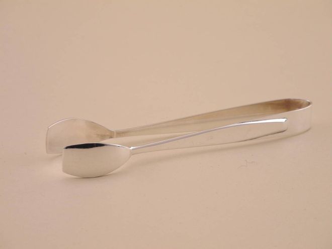 Zuckerzange vintage alte Serie Madame in 800 800er Silber massive Echtsilber Silbersteck von BSF