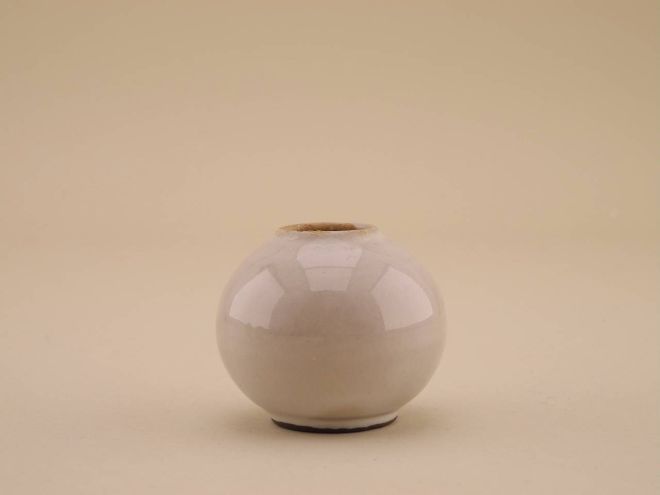 Hamelner Töpferei Delius Keramik Hameln Vase D49 sand