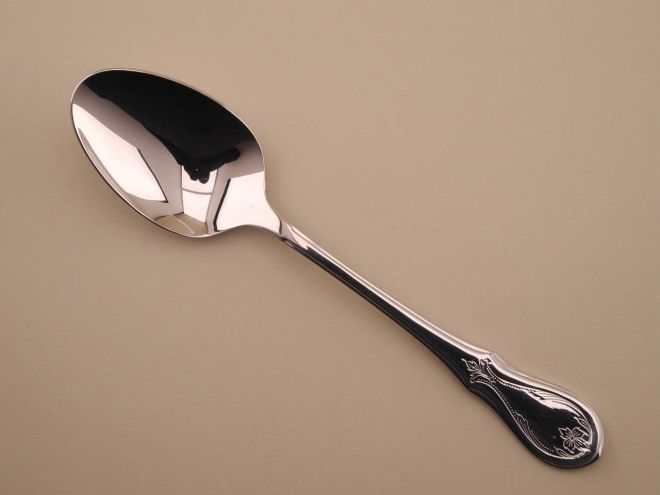 Löffel Menülöffel Tafellöffel vintage alte Serie Würzburger Gravur Cromargan Edelstahl Besteck von WMF