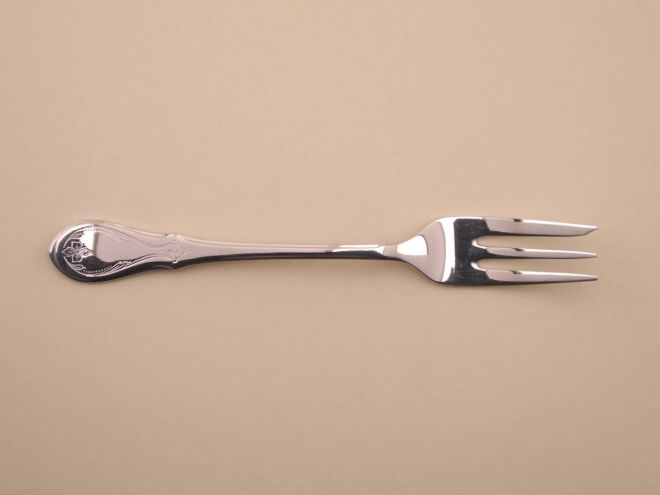 Kuchengabel Tortengabel vintage alte Serie Würzburger Gravur Cromargan Edelstahl Besteck von WMF