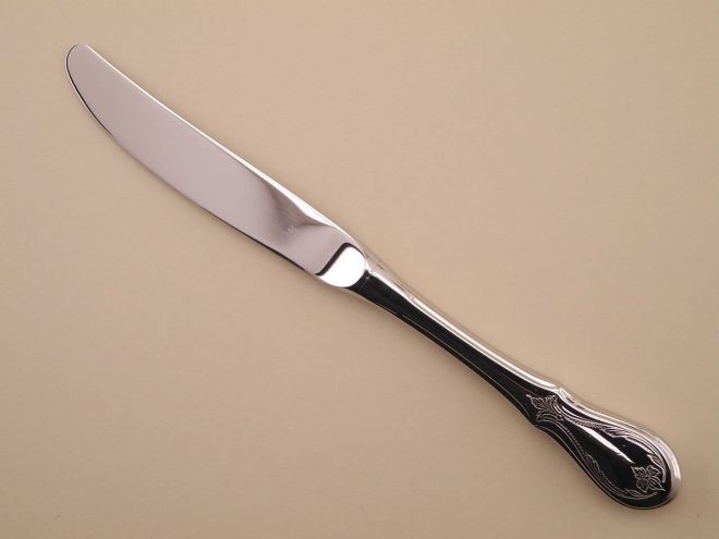 Messer Menümesser Tafelmesser vintage alte Serie Würzburger Gravur Cromargan Edelstahl Besteck von WMF