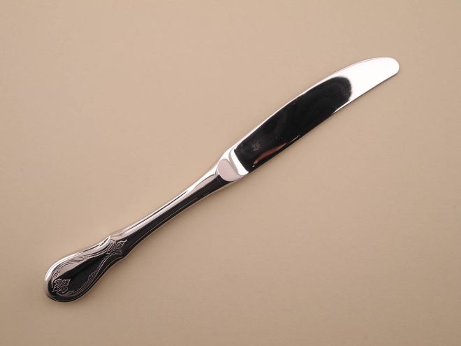 Dessertmesser Vorspeisenmesser vintage alte Serie Würzburger Gravur Cromargan Edelstahl Besteck von WMF