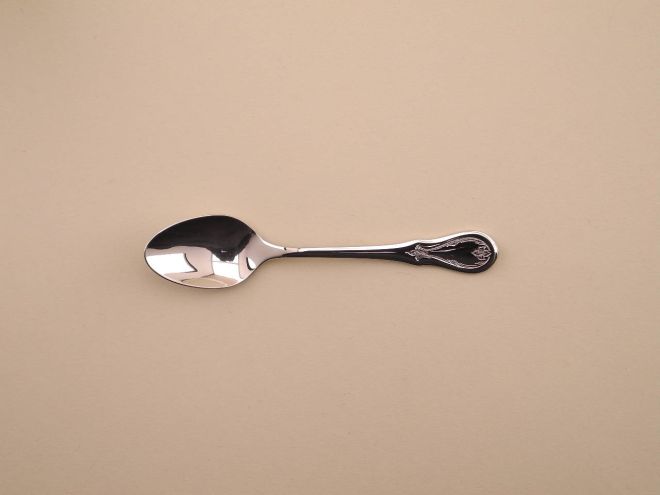 Espressolöffel Mokkalöffel vintage alte Serie Würzburger Gravur Cromargan Edelstahl Besteck von WMF