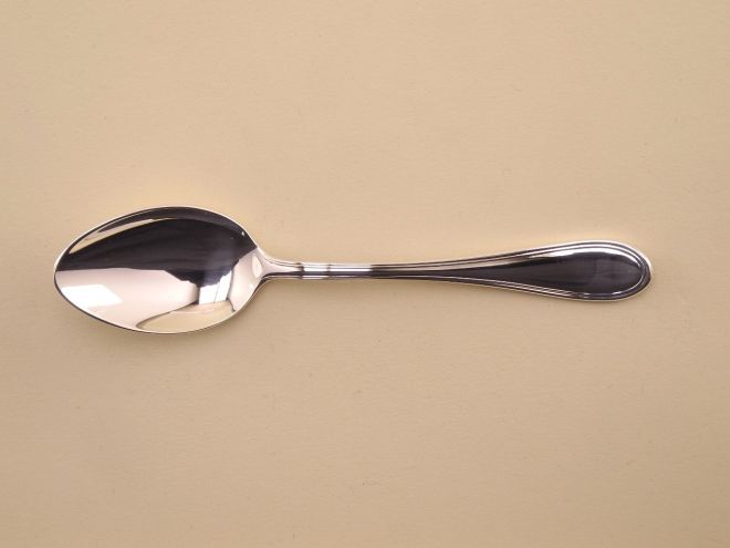 Tassenlöffel oder Sahnelöffel aus der Serie Florentiner in massiv 800 Silber von Wilkens