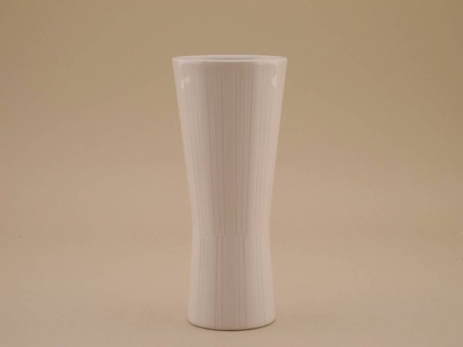 Hubert Griemert vintage Nelkenvase in elfenbein von KPM Berlin Porzellan