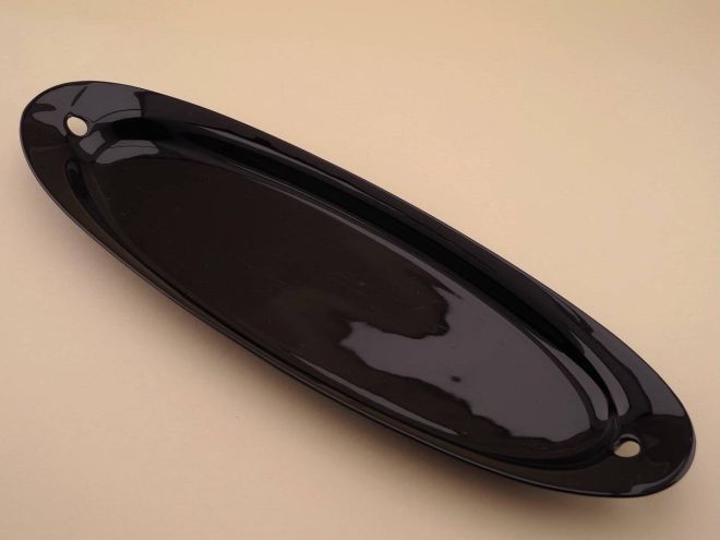 Rosenthal Platte Schale schwarz glasiert glänzend porcelain noire vintage 80er Jahre Design Lino Sabattini für Rosenthal Porzellan