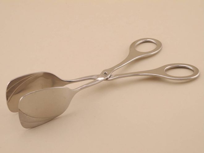 Kuchenzange Gebäckzange aus der vintage alten Serie Pico in Cromargan von WMF Besteck