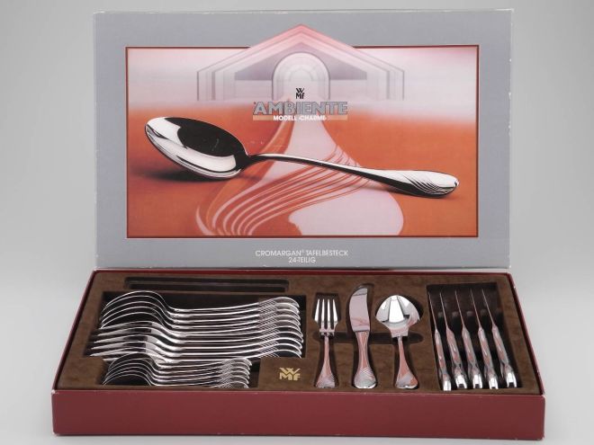 WMF Charme Cromargan Komplettbesteck Etui